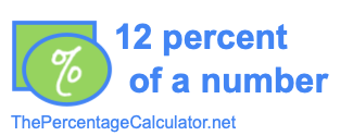 How to find 12 percent of a number
