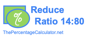 Reduce Ratio 14:80