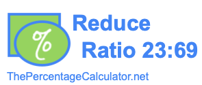 Reduce Ratio 23:69