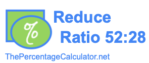 Reduce Ratio 52:28
