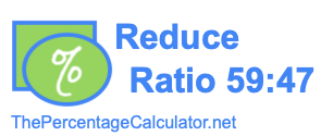 Reduce Ratio 59:47