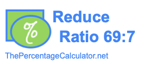 Reduce Ratio 69:7