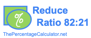 Reduce Ratio 82:21