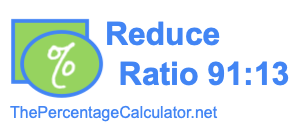 Reduce Ratio 91:13