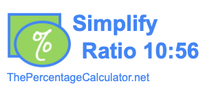 Simplify Ratio 10:56